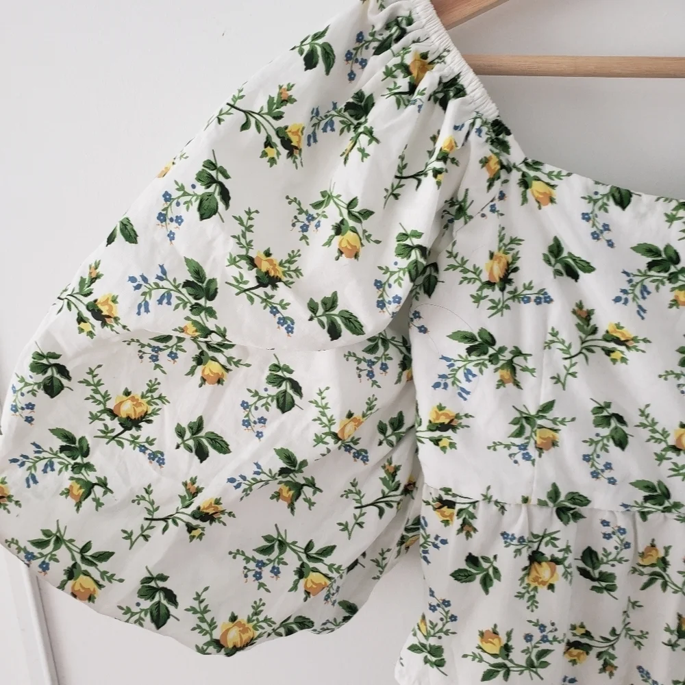 FAITHFULL THE BRAND floral crop top